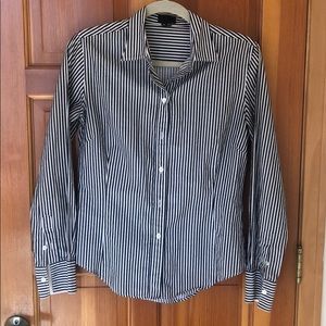 Paul smith black and white stripe woven